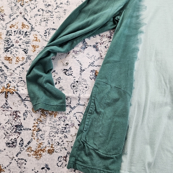 LOGO by Lori Goldstein Fade-Out Tie-Dye Long Sleeve Top US Medium - Picture 2 of 11